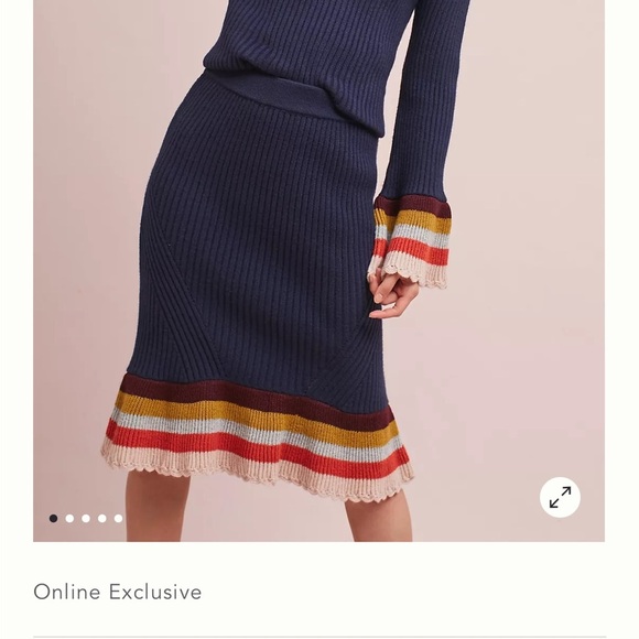 Anthropologie Dresses & Skirts - Anthropologie Zuri Sweater Skirt